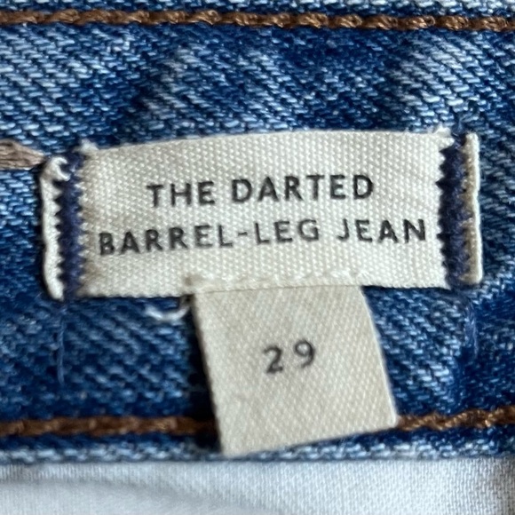 NWOT Madewell Darted Barrel Jean Size 29 - Picture 7 of 9
